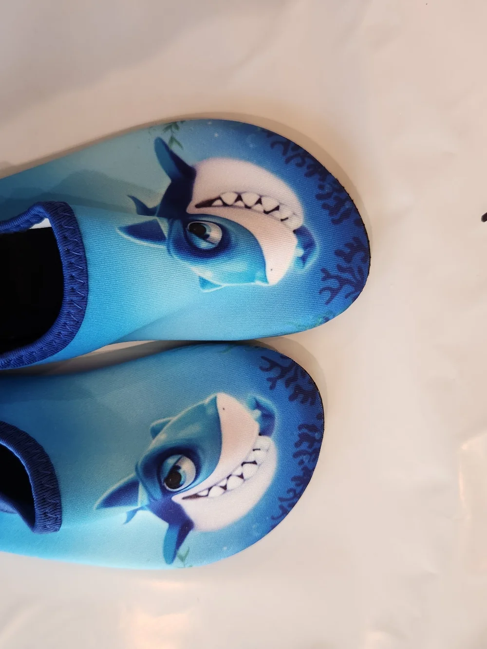 Blue Shark Graphic Kids Water Shoes